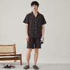I'd爱帝男士短袖套夏季薄款透气纯棉家居服套装 商品缩略图6