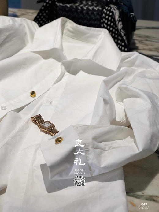 【不换不退】白色衬衣（043） 商品图2