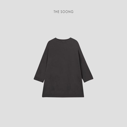 THESOONG"太舒服太舒服"极简质感软糯大版圆领上衣HWTX6682 商品图7
