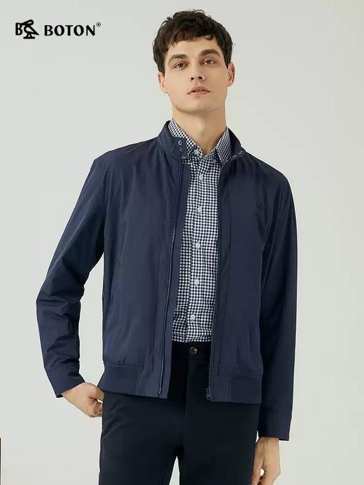 波顿男春秋立领挺括常规款休闲风衣外套MJ990124 商品图3