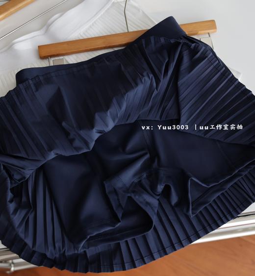 lulu同款纯情风琴A字百褶裙 ，四面弹力，防走光不透内裤，日常运动都能穿 商品图12