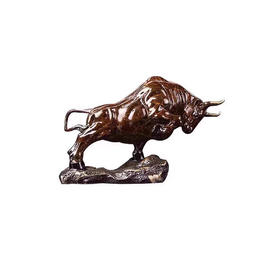 朱炳仁铜 大展宏图 揽佬来财摆件金山银山前路有