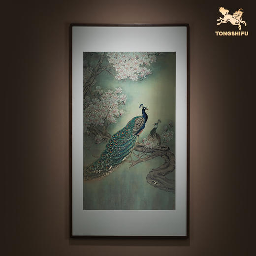 铜师傅 手工錾刻 铜雕画《荣华富贵》客厅玄关沙发背景墙装饰画 商品图1