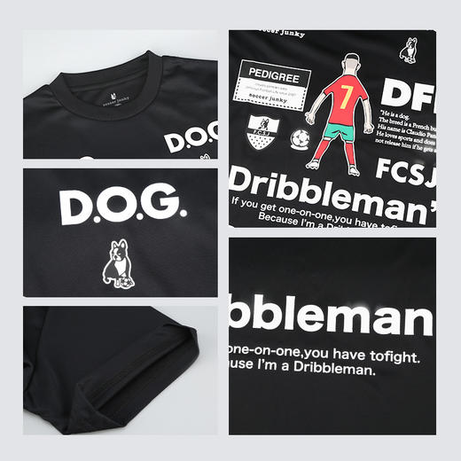 小李子正品Soccer Junky运球Star系列-速干短袖T恤SJ24911-1 商品图3