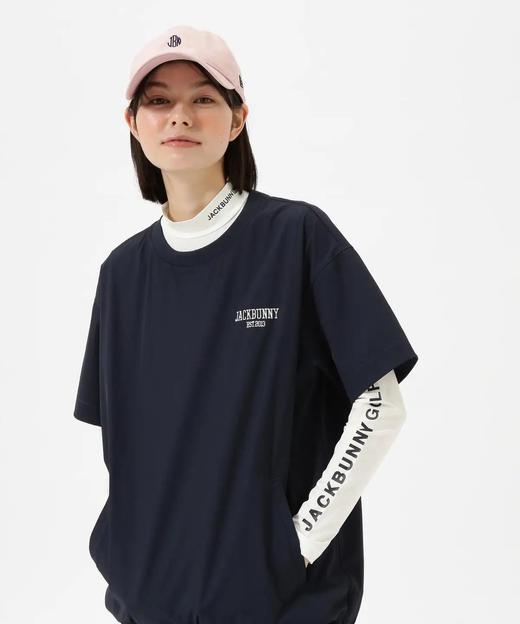 Jack Bunny 高尔夫女士 字母刺绣基础款短袖运动夹克 轻量轻薄 防风防水 商品图5