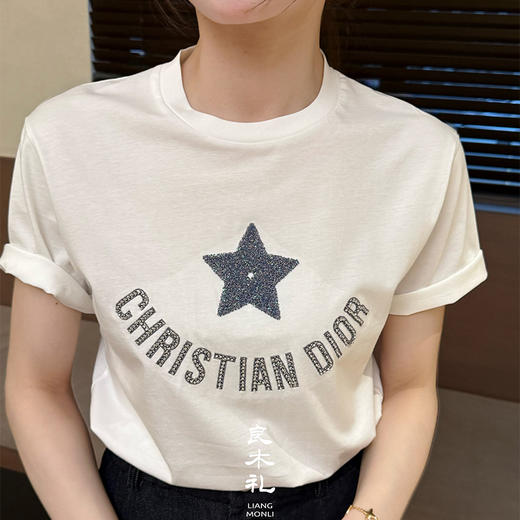 【部分现货】良木礼星星印花短袖（K041） 商品图1