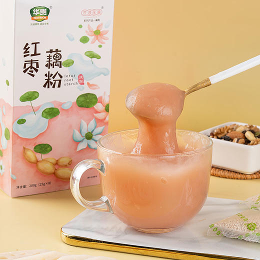 荆州洪湖 华贵 洪湖藕粉组合（纯藕粉+红枣藕粉）160g+200g 商品图4
