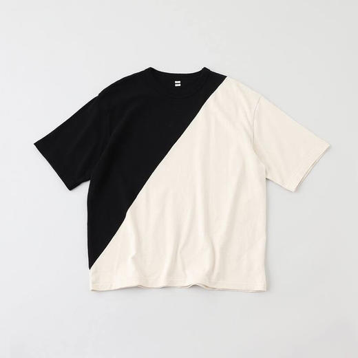 blurhms Co/Silk Nep Rowing Crew Tee 特制染色加工丝棉混纺T恤 商品图2