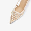 西遇尖头包头凉鞋女新款夏季单鞋法式编织网面外穿细跟高跟鞋V0156567 商品缩略图5