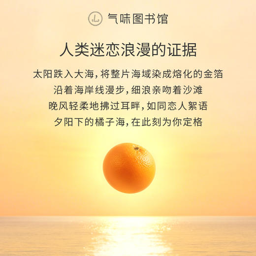 【果香调-落日橘子海】气味图书馆香氛（落日橘子海香型）淡香水50ml 商品图1