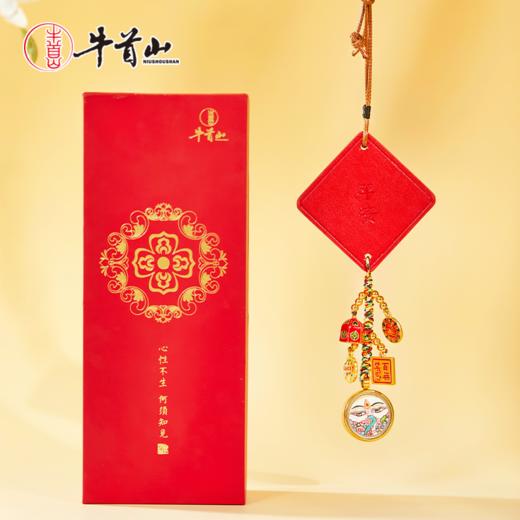 牛首山文创好运锦鲤唐卡挂饰汽车挂件后视镜挂件男女款式 商品图3