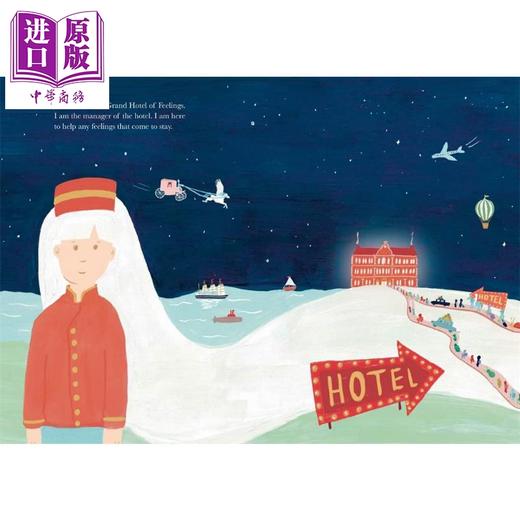【中商原版】情绪大饭店 平装 The Grand Hotel of Feelings 英文原版 儿童情绪读物 亲子绘本故事 精品绘本 进口童书 3岁+ 商品图1