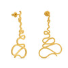 北京仓｜Joidart-PALAU-金色 波浪 长耳环［西班牙设计师］ 商品缩略图1