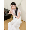 三彩【云白微澜】2025夏季新款新中式立领衬衫吊带两件套宽松C 商品缩略图3