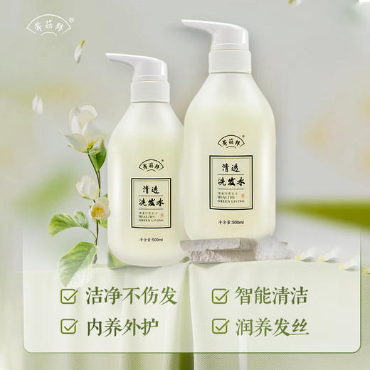 孝菇林清透洗发水 氨基酸植物源温和配方控油护发根【京东快递送货上门】 商品图3