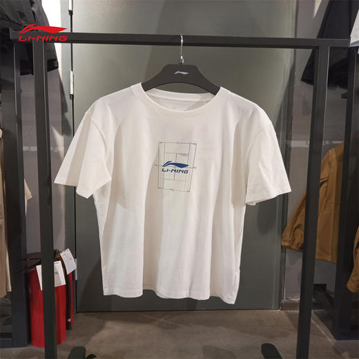 李宁短袖文化衫2025夏季新款运动潮流系列舒适凉感运动T恤AHSV341 商品图3