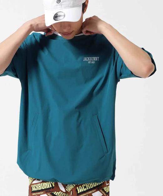 Jack Bunny 高尔夫男士 字母刺绣基础款短袖运动夹克 轻量轻薄 防风防水 商品图1