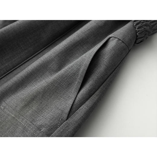 NEELLY纳俪商场同款夏新款灰色高级感工装风连体短裤女翻领休闲裤N25054Q04652 商品图2