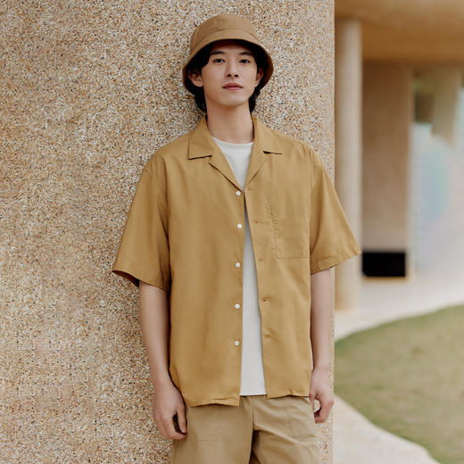 【衬衫】古巴领短袖衬衫 1P2111304 商品图1