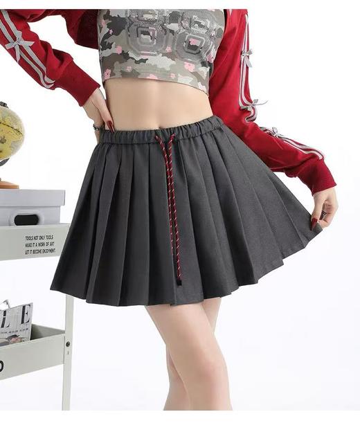 清仓特卖-学院风防走光不易皱百褶半裙短裙-喜出 商品图0