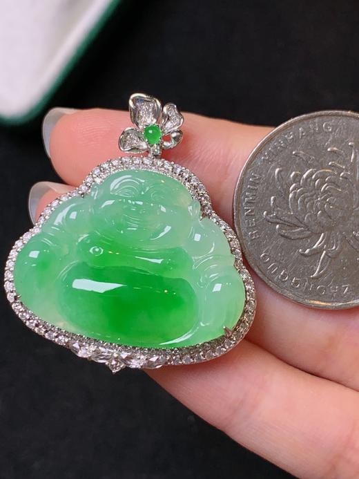佛公翡翠吊坠 商品图3