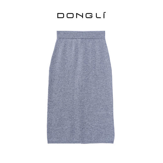 东黎 • 山羊绒女士秋冬季针织中长款半裙气质时尚后开叉 2216 商品图3