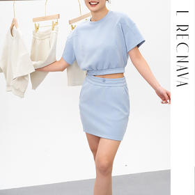 L RECNAVA 液态空气层休闲短裤 包臀裙 短袖 随心搭 怎么搭都漂亮