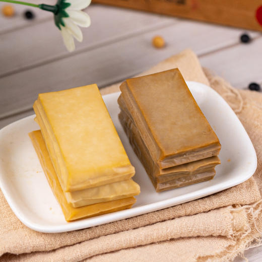 【非遗传承】低脂豆干 轻食有型 黑豆味/黄豆味 200克/袋 商品图3