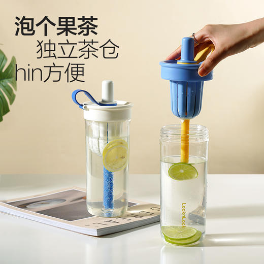 乐扣乐扣（LOCK&LOCK）奶茶吸管杯大容量水杯ABF896 商品图3