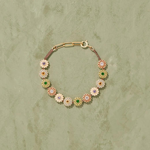 订购4个月到｜Tityaravy-Sai-12-彩色 花朵 手链［法国设计师］ 商品图0