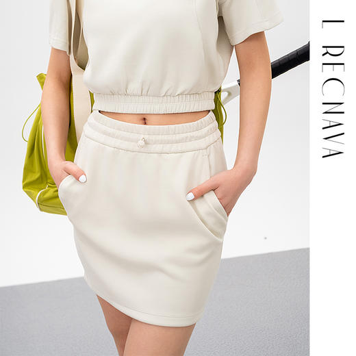 L RECNAVA 液态空气层休闲短裤 包臀裙 短袖 随心搭 怎么搭都漂亮 商品图6