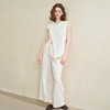 【舒适棉麻面料】文艺气质压褶直筒裤女夏季宽松阔腿裤V1150687 商品缩略图3