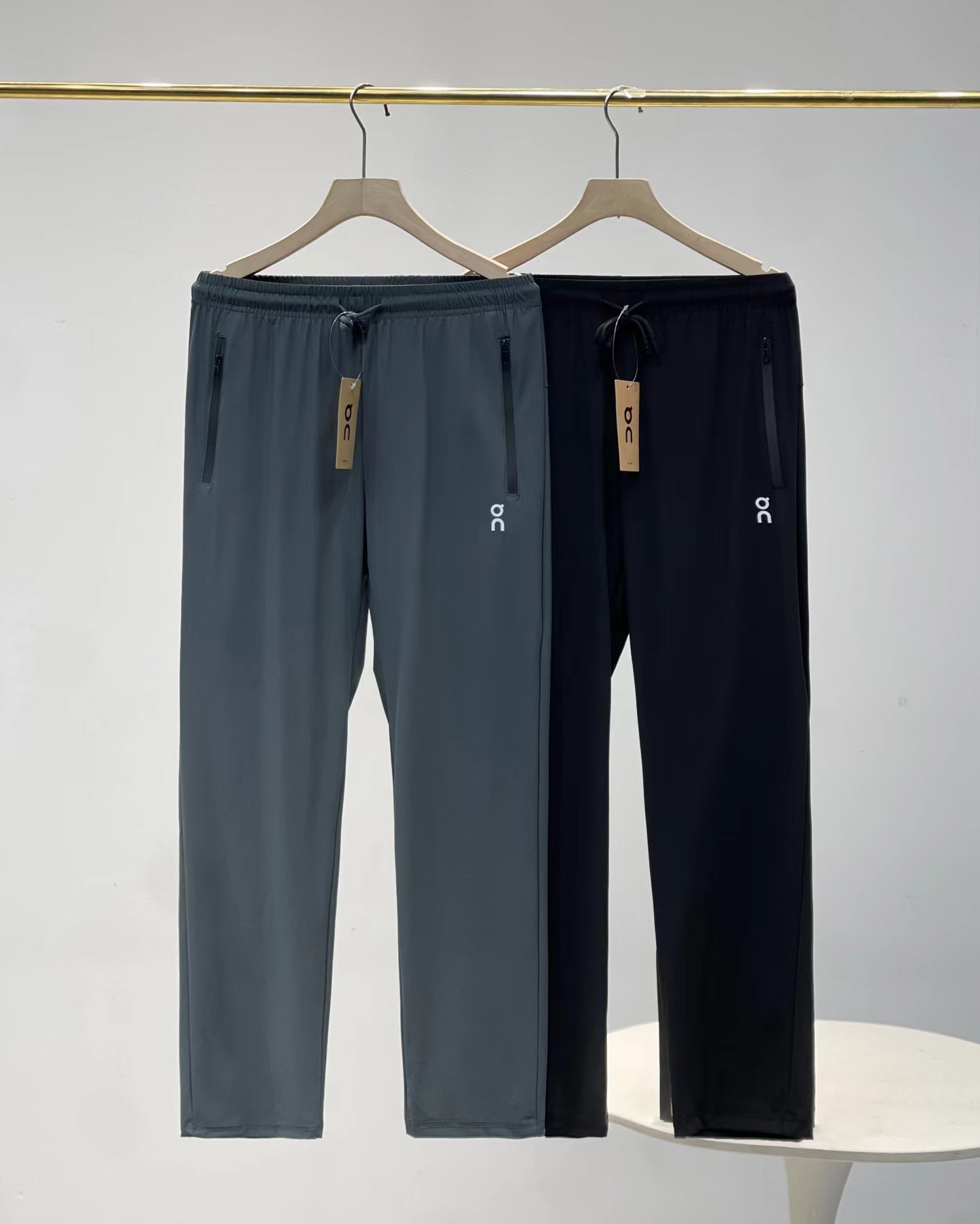 D042407男士接触凉感速干冰丝裤防晒健身运动裤