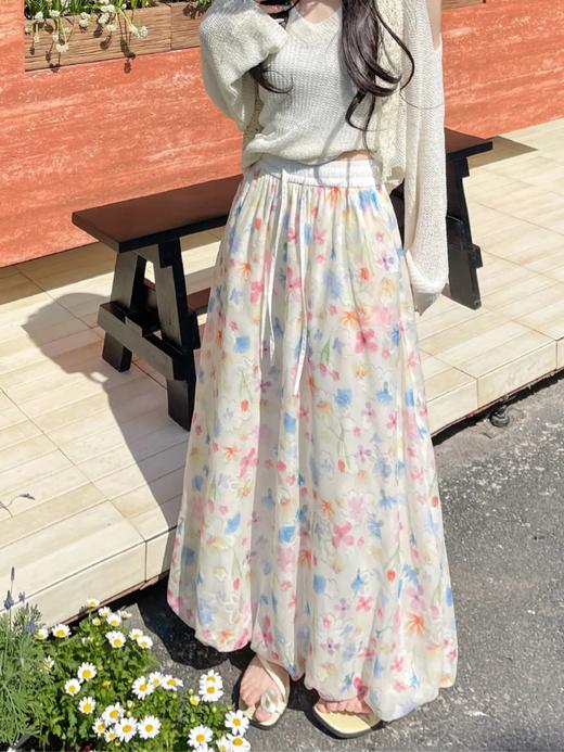 赢麻了❗️【画报里的花苞裙裤】是裙裤！ 很🈶垂感大裙摆 ｜让每个女孩都像🌷一样绽放～ 商品图4