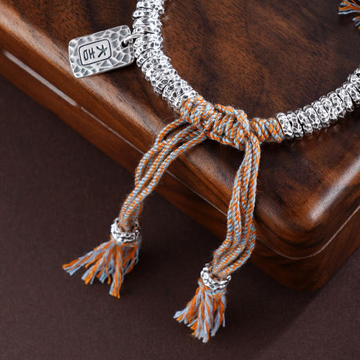 子佩集S925银【迎吉纳福】手链【SL01044】纯银钱串腰缠万贯大吉盘缠盘缠2504 商品图6