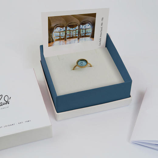 北京仓｜Joidart-BATLLO-蓝色 Murano玻璃 戒指［西班牙设计师］ 商品图3