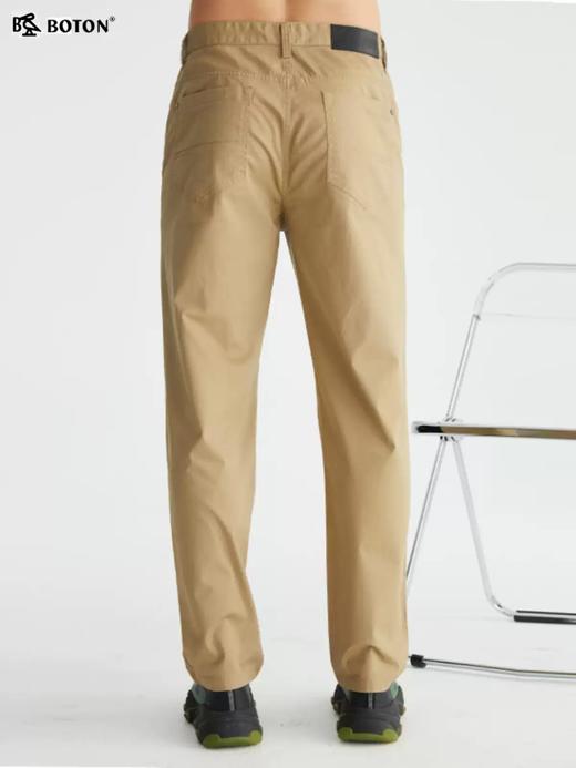 波顿男士春夏季时尚百搭卡其色直筒宽松休闲裤ME803122 商品图2