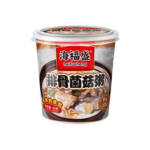海盛福排骨菌菇粥 38g 商品图0