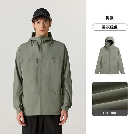 【蝉翼16】诺诗兰男士防晒衣新款户外轻薄原纱防紫外线透气皮肤衣NKJFH5341E 商品图3