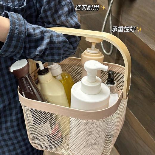 【买一送一】SWEET&COCO 高颜值收纳筐 木质垮篮设计，收纳空间大，圆滑边角防磕碰；收纳神器，饰品、发绳、化妆品、蔬菜、生活用品等都可收纳，简约好看；结实耐用，自由叠加，承重性好； 商品图4