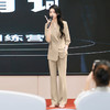 IWY/气质卡其色西装套装女正式场合播音主持上镜商务休闲职业装工作服 C14234+P34234 商品缩略图2
