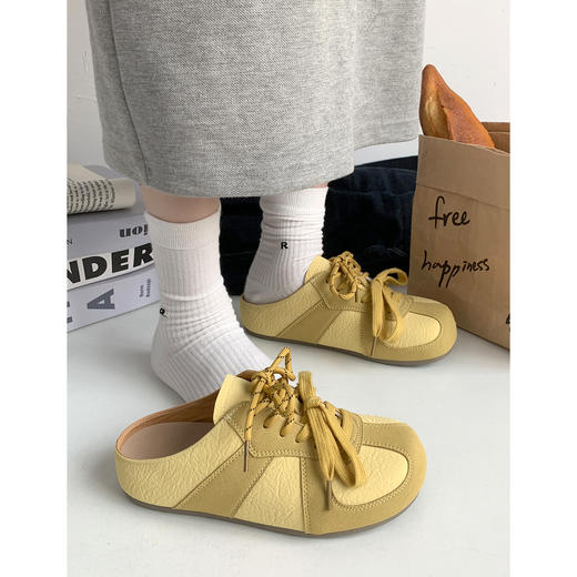 【YW】无忧购韩版爆火德训鞋一脚蹬懒人休闲包头半拖鞋MIS-3752(截单后7天发货) 商品图13