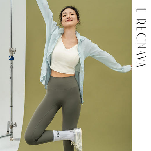 L RECNAVA 后背镂空一体固定杯背心 不跑杯移位 副乳友好 商品图2