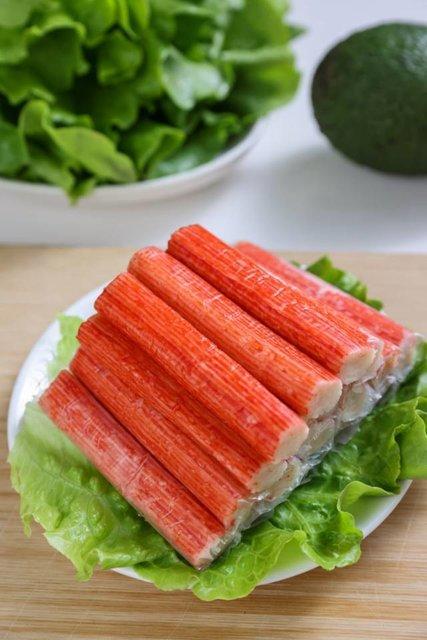 【顺丰包邮】真材实料蟹肉棒，真鳕鱼+蟹肉的蟹肉棒基地直邮 商品图0