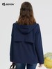 波顿女士春夏季中长款风衣美式休闲深蓝色外套LJ918124 商品缩略图1