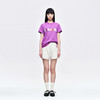 Herlian2025年夏季新品女士短袖彩色字母LOGO印花休闲TEE 商品缩略图2