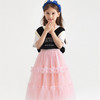 TUTU.KK裙女童中长款半身裙甜美蛋糕裙儿童樱花粉洋气公主裙90-130 商品缩略图0