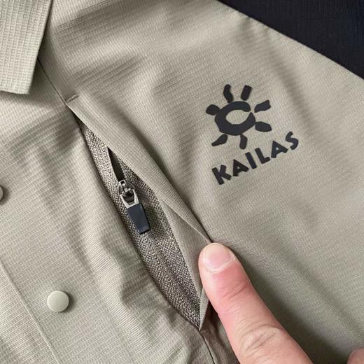 D042403夏季冰丝弹力格凉感立体剪裁polo短袖 商品图10