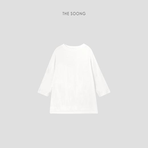 THESOONG"太舒服太舒服"极简质感软糯大版圆领上衣HWTX6682 商品图6