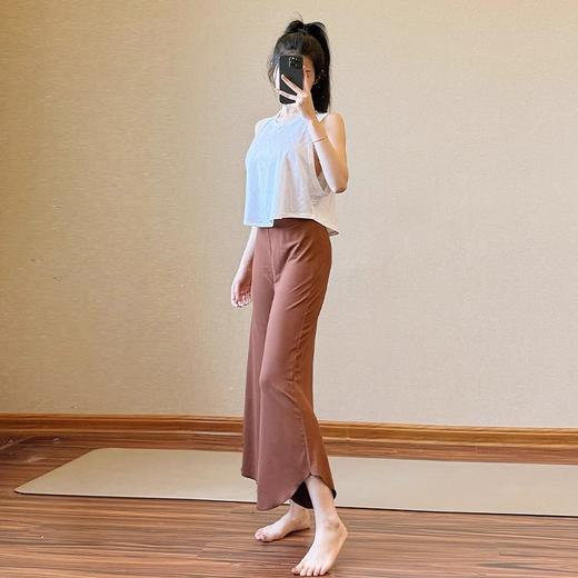 跃牌【周游世界系列】2025春夏新款无袖背心透气亲肤瑜伽上衣肌理面料运动罩衫TP0693 商品图4